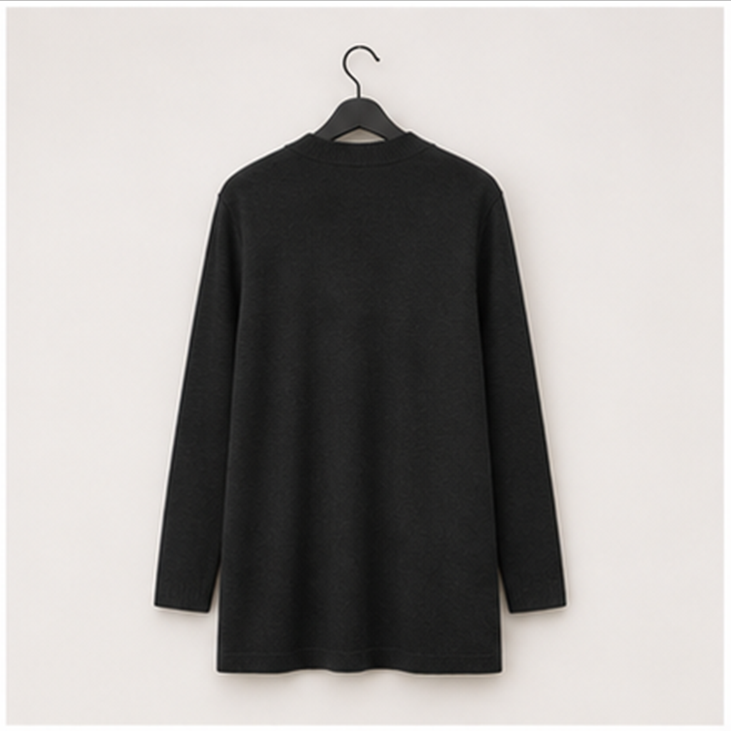 Women's Lightweight Cardigan Open Front Long Sleeve Casual Loose Thin Cardigans with Pockets - back view