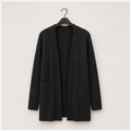 Women's Lightweight Cardigan Open Front Long Sleeve Casual Loose Thin Cardigans with Pockets - front view