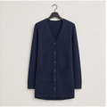 Women's Lightweight Cardigan Sweaters Trendy Button Up V-Neck Knit Cardigans Shrug Summer Fashion Clothes - front view