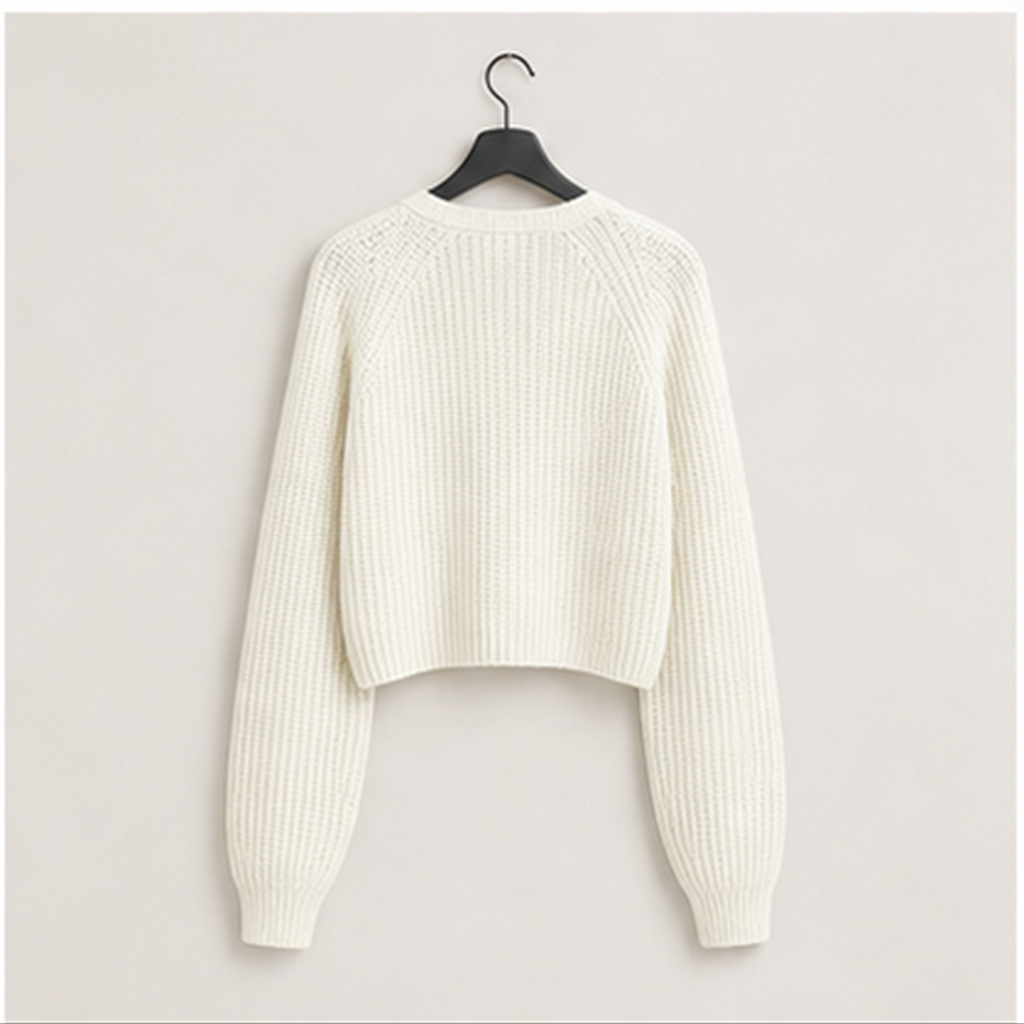 Women's Y2k Cropped Cardigan Sweaters Lightweight Knit Open Front Bolero Shrugs Spring Fall Outfits - back view