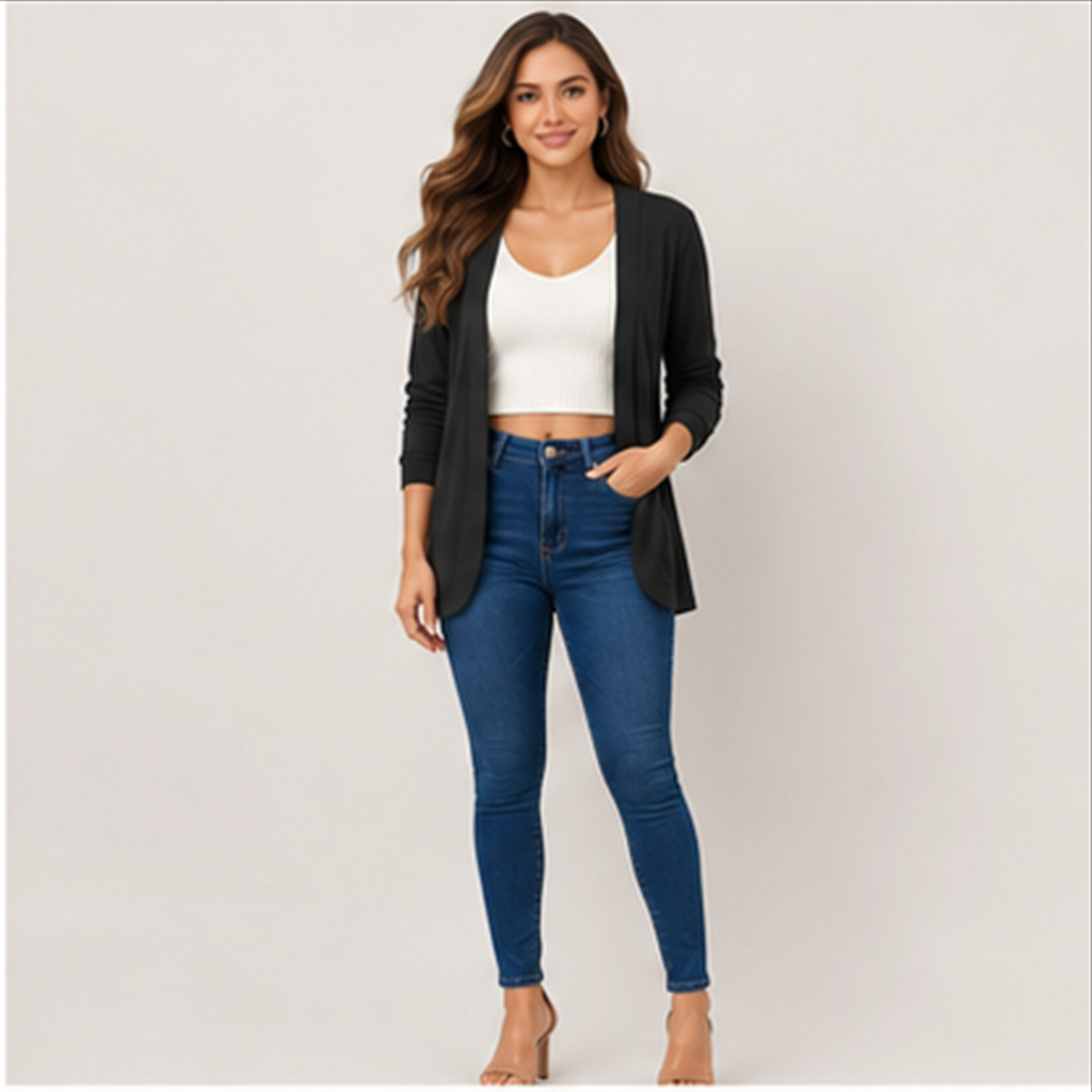 Women's Cardigan Dressy Lightweight Open Front Long Sleeve Women's lightweight cardigan, open front long sleeve, dressy casua