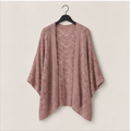 Women Batwing Sleeve Crochet Bolero Shrug Sweaters Lightweight Beach Boho Kimono - front view