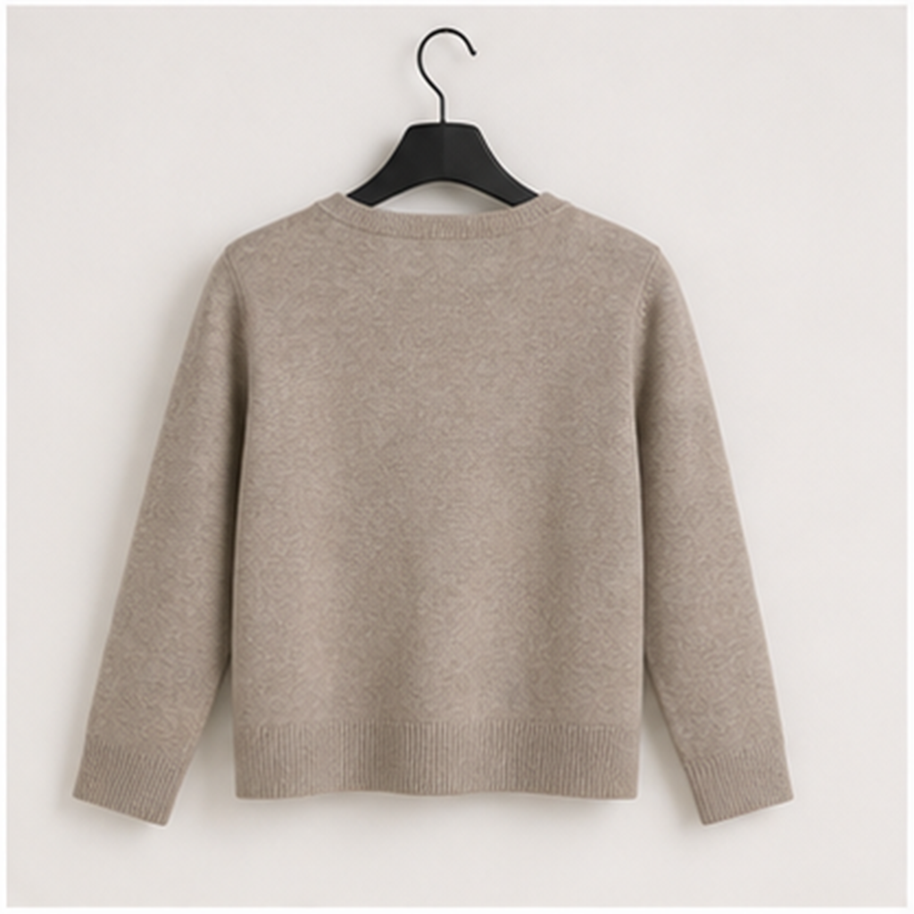 Women Long Sleeve Crew Neck Open Front Jackets Y2K Fall Fashion Clothes - back view