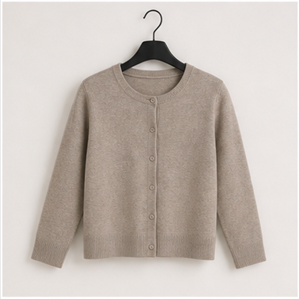 Women Long Sleeve Crew Neck Open Front Jackets Y2K Fall Fashion Clothes - front view